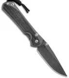 Chris Reeve Left-Hand Large Sebenza 31 Black Micarta (3.625" Boomerang Dam.)