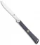 Shun Higo No-Kami Liner Lock Personal Steak Knife w/Leather Sheath (3.5" Satin)