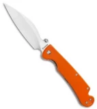 Daggerr Knives Pelican Liner Lock Knife Orange G-10 (4.00" SW D2) FM02-3RNG