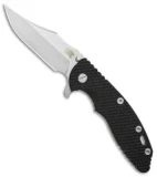 Hinderer Knives XM-18 3.5 Bowie Frame Lock Knife Bronze/Black G-10 (Stonewash)