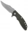 Hinderer Knives XM-18 3.5 Bowie Frame Lock Knife OD Green/Black G-10 (Working)