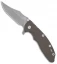 Hinderer Knives XM-18 3.5 Bowie Frame Lock Knife Flat Dark Earth G-10 (Working)