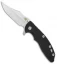 Hinderer Knives XM-18 3.5 Bowie Frame Lock Knife Black G-10 SW Brnz (SW)