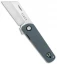 Finch Knife Co. Runtly Frame Lock Knife Smokey Gray  (2.375" Stonewash)