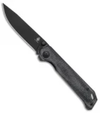 Kizer Azo Vanguard Series Begleiter Knife Black Micarta (3.5" Black BD1N)