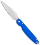 Daggerr Knives Parrot Liner Lock Flipper Knife Blue G10 (4.75" Stonewash)