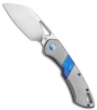 Olamic Cutlery WhipperSnapper Knife Ti/Timascus Sheepsfoot (2.75" Satin)