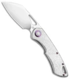 Olamic Cutlery WhipperSnapper Knife Frosty/Purple Sheepsfoot (2.75" Satin)
