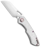 Olamic Cutlery WhipperSnapper Knife Frosty/Purple Wharncliffe (2.75" Satin)