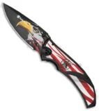 Smith & Wesson America's Heroes Linerlock Knife Eagle w/Gift Tin 1122652