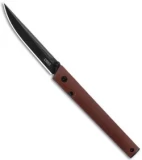 CRKT CEO Liner Lock Knife Burgundy Micarta (3.1" Smokewash D2)