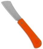 Serge Knife Co. Production Cleaver Slip Joint  Orange G10 (2.75" Stonewash)