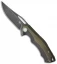 Bestech Knives Tercel Frame Lock Knife Black/Bronze Ti. (3.5" Black SW)