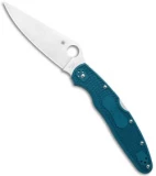 Spyderco Police 4 Lightweight Blue FRN Knife (4.3" Satin K390) C07FP4K390