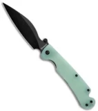 Daggerr Knives Pelican Liner Lock Knife Jade G-10 (4" Black SW D2)