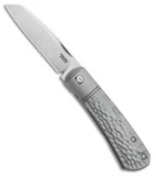 Pena Knives X-Series Apache Front Flipper Knife Jigged Titanium (2.75" Satin)