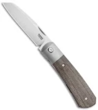 Pena Knives X-Series Apache Front Flipper Knife Green Micarta (2.75" Satin)