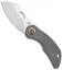 Olamic Cutlery Busker Largo Frame Lock Knife Dark Ti / Bronze (2.5" Satin)