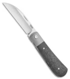 Pena Knives X-Series Swayback Front Flipper Knife Shred CF (2.9" Satin)