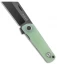 Finch Knife Co. Runtly Liner Lock Knife Ghost G-10  (2.375" Black)