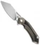 Bestech Knives Kasta Frame Lock Knife Bronze Ti (3.5" Satin M390)