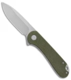 CIVIVI Elementum Liner Lock Knife Green Micarta (2.9" Stonewash S35VN)