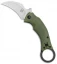 Fox Knives Bastinelli Black Bird Karambit Knife OD G-10 (2.5" SW) FX-591 ODSW