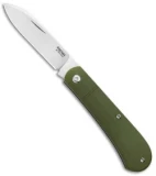 Pena X-Series Spear Point Slip Joint Knife Green G-10 (3" Satin)