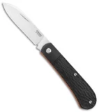 Pena X-Series Spear Point Slip Joint Knife Jigged Black G-10 (3" Satin)