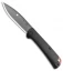 Sandrin Knives Dellatorre Slip-Joint Knife Black (3.2" Black Tungsten Carbide)