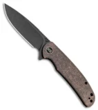 WE Knife Co. Practic Liner Lock Knife Copper (3.3" Black Stonewash M390)