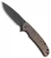 WE Knife Co. Practic Liner Lock Knife Copper (3.3" Black Stonewash M390)