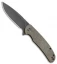 WE Knife Co. Practic Liner Lock Knife Brass (3.3" Black Stonewash M390)