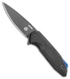QSP Shark Liner Lock Knife Black G-10 (3.75" Black)