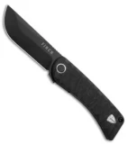 Finch Knife Co. Tikuna Liner Lock Knife Raven Black G-10 (3" Black 154CM)