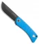 Finch Knife Co. Tikuna Liner Lock Knife Military Blue G-10 (3" Black 154CM)