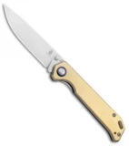 Kizer Vanguard Brass Begleiter Liner Lock Knife (3.5" Stonewash)