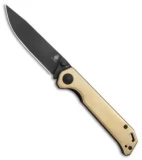 Kizer Azo Vanguard Brass Begleiter Liner Lock Knife (3.5" Black)