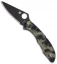 Spyderco Delica 4 Lockback Knife Glow Zome Green FRN (2.88" Black) GITD