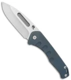 Medford Praetorian Slim Frame Lock Knife Blue Ano Drop Point (3.3" Satin)