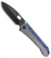Medford 187DP Frame Lock Knife Laser Engraved Racing Stripe Ti  (4.25" PVD) MKT