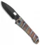 Medford 187DP Frame Lock Knife Tiger-Striped Flamed  (4.25" DLC) MKT
