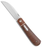 Pena Knives Custom Swayback Front Flipper Liner Lock Knife (3" Satin)