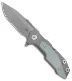 Hinderer Knives Full Track Spanto Knife Jade Green G-10/Ti(3.75" Working Finish)