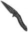 Andre de Villiers Custom Alien Integral Frame Lock Knife Gray Ti (3.5" Black)