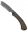 TOPS Knives Tac-Raze 4 Folding Knife Green Micarta (3.25" Gray) TRAZ-04