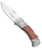 Boker Magnum Turul I Lockback Knife Wood (3" Satin) 01SC353