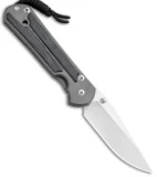 Chris Reeve Left-Hand Large Sebenza 21 Drop Point Black Micarta (3.625" SW)