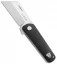 Finch Knife Co. Runtly Frame Lock Knife Black G-10  (2.375" Stonewash)