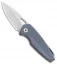 REVO Vipera Liner Lock Knife Gray G10 (2" Stonewash)